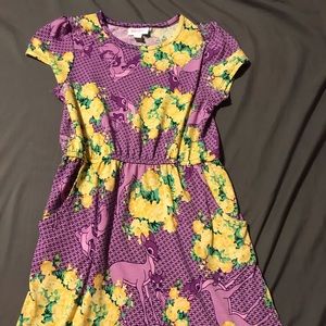 Bambi LuLaRoe girls dress (I think it’s a Carly.)